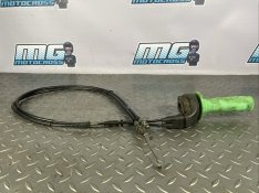 2005 Kawasaki KX 250F Throttle Assembly Grip Tube Casing Cable 250 F