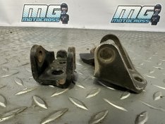 2011 Kawasaki KX 250F Foot Peg Brackets Rest Mounts 250 F 2010-2014 450F 10-11