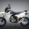 Yoshimura DR-Z400S/SM 2000-2024 RS-4 Dual Stainless Full Exhaust w/ Aluminium Mufflers