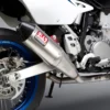 Yoshimura DR-Z400S/SM 2000-2024 RS-4 Dual Stainless Full Exhaust w/ Aluminium Mufflers