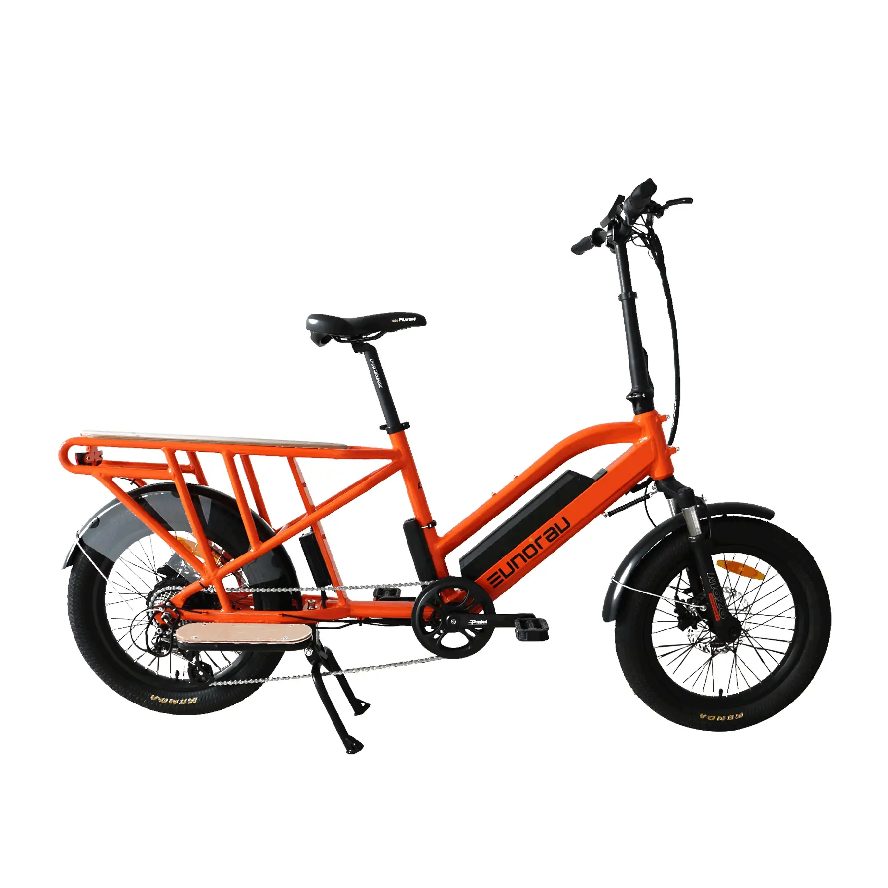 Orange EUNORAU G30-CARGO X2.0 electric cargo bike