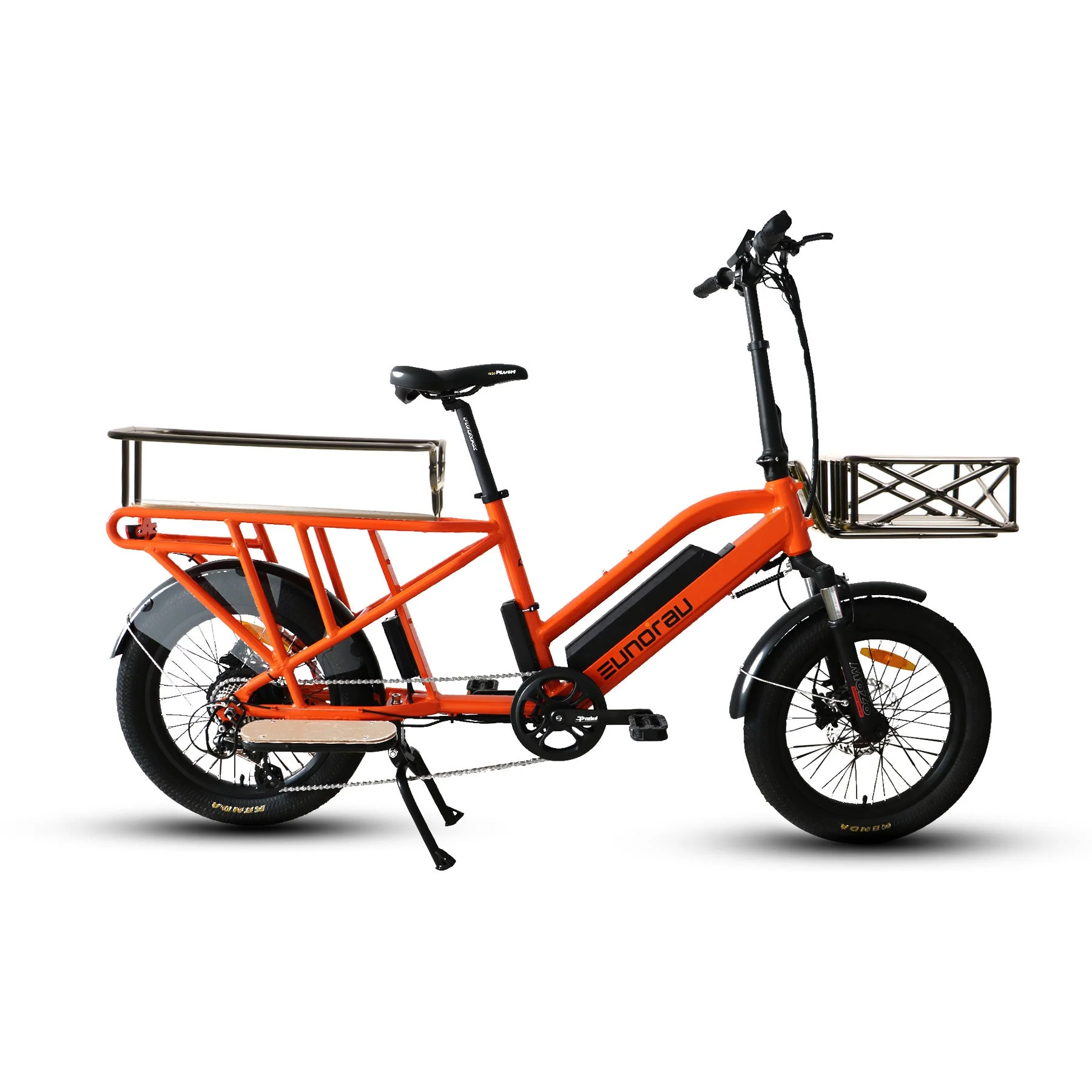 Orange EUNORAU G30-CARGO X2.0 electric cargo bike