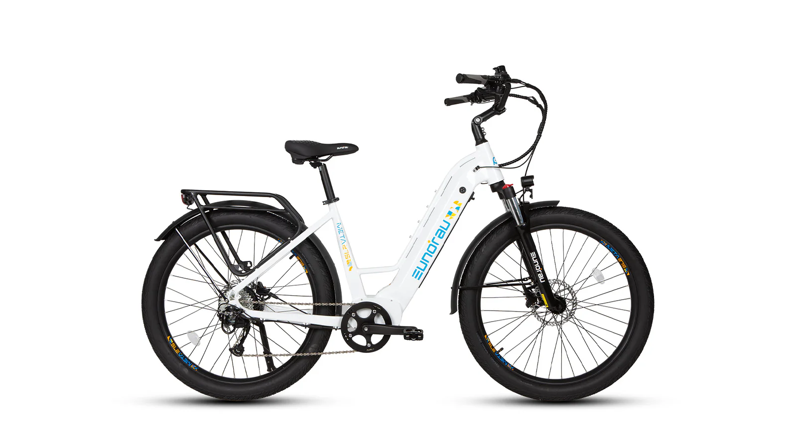 META26 X2.0 Alpine White Eunorau 26″ Electric Bike 36V 250W E-Bike