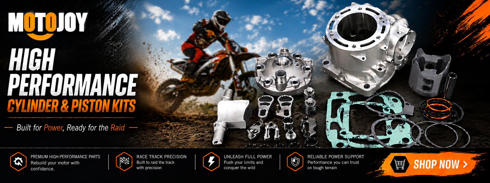 Motojoy Cylinder and Piston Kits